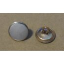 Frack - Knöpfe, silbern glänzend, ca.13.5mm