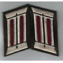 Collar Patches of the State Security Enlisted, grey woven...