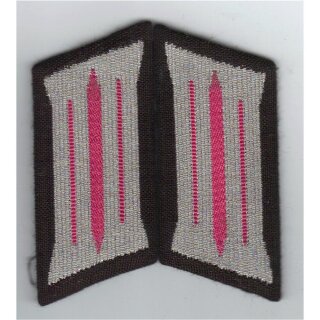 Collar Patches of the Tank Units Enlisted, woven, 1965-80