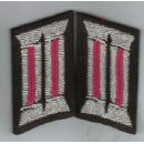 Collar Patches of the Tank Units Enlisted, grey woven...