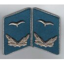 Collar Patches of the Air Force Officer, Sub Lieutenant - Captain, Aluminium Duty Uniform, 1956-65
