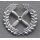 Air Force Cap Badge for Officers Propeller Badge