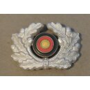 Cap Badge for Enlisted Personnel 5.Type, with Cocade B-R-G, State Seal drilled through July to Oct. 1990