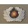 Cap Badge for Enlisted Personnel 5.Type, with Cocade B-R-G, State Seal drilled through July to Oct. 1990