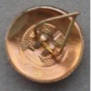 M&uuml;tzenkokarde gold Messing, mit Splint, nicht...