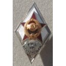 Garaduation Badge for Military Academies 5. Lenin Military Political Academy graduate badge