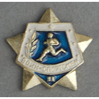 Military Sports Badge 2nd Class, blue, Screwback
