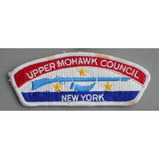 Upper Mohawk Council BSA Patch fully embroidered, like new, some dirt spots