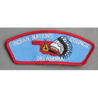 Indian Nations Council BSA Patch partially embroidered, like new