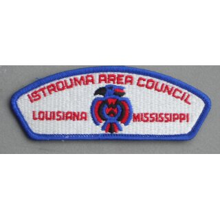 Istrouma Area Council BSA Patch partially embroidered, used