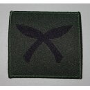 Gurkha Brigade TRF getarnt, oliv, gewebt, mit Rand, neu