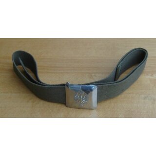 Spanish Army Trousers Belt, Webbing 105cm, green