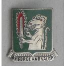 40th Armor, DUI, Crest Typ5, flach, Clutchback, 29.5mm hoch, dt. Fertigung