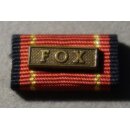 German Armed Forces Mission Medal Ribbon Ribbon Bar, United Nations Mission in Ethiopia and Eritrea, silver