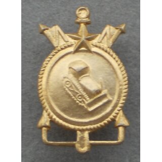 Construction and Searchlight Troops Attachment, gold colour, older slightly larger Type
