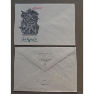 Ersttaggsbriefe, Sowjetunion #1057, 1989, Blanko, 200 Jahre Gro&szlig;e Franz&ouml;sische Revolution