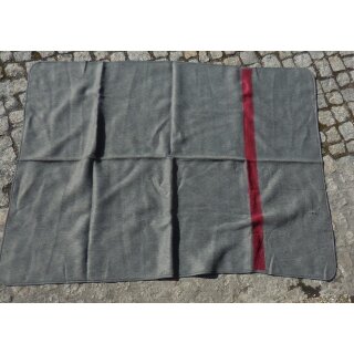 MfS / Stasi Blanket, grey new Style with red Stripe, new
