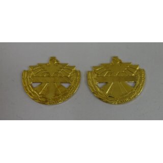 Austrian Customs Zollwache Collar Attachments gold coloured