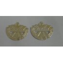 Austrian Customs Zollwache Collar Attachments gold coloured