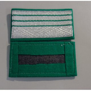 Austrian Customs Zollwache sew on Rank Insignia, Pair Bezirksinspektor - District Ispector