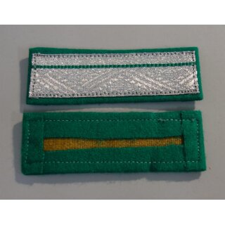 Austrian Customs Zollwache sew on Rank Insignia, Pair Revierinspektor - Area Inspector
