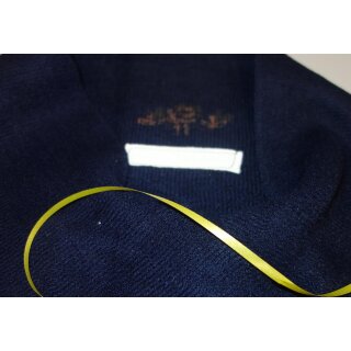 Swedish Wool Scarves, grey, WWII used, Grade 1, with Tre Krona Stamp,yellow