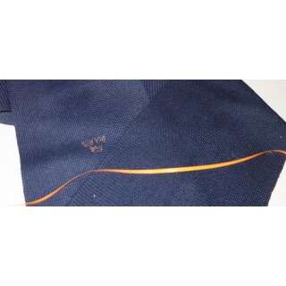 Swedish Wool Scarves, grey, WWII used, Grade 2, Tre Krona Stamps Repairs, orange