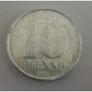 M&uuml;nzen  10 Pfennig der DDR 1971