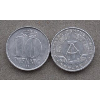 Münzen  10 Pfennig der DDR 1949 E