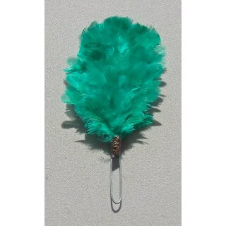 Light green  Feather Hackle Large for Feather Bonnet, NCOs