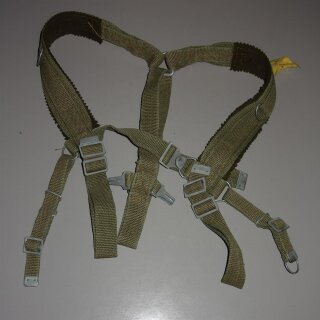 Polish Army wz.84 Field Suspenders Type1, like new, orange