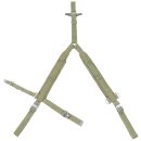 Polish Army wz.84 Field Suspenders Type1, worn, red