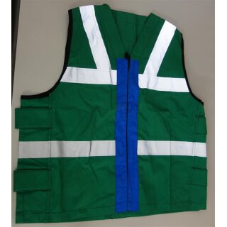 Surcoat, Flight Deck RN, Emerald Green with Blue Stripe