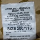 Cover, Body Armour, IS, Desert DPM, Type3 Z-2, 200/116