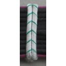 Shoulder Board Loops, Lace silver with light green Stripes