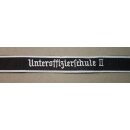Unteroffizierschule II &Auml;rmelband Offizier, neu
