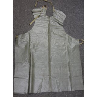 Swedish Surgeons Apron, with Collar, rubberized, olive, Type1 like new, original packed