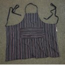 UK Apron, Food Handlers, striped, multicolor, various