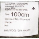 Strickjacke, Sweater, Cardigan Universal, Womens, Army & RM, oliv 100cm, neu, NSN 8410-99-869-3155