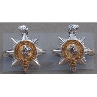 The Queens Regiment Collar Badges