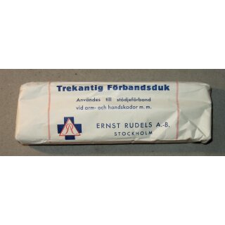 Dreiecktuch, Verbandstuch, verschiedene Farben #10, rohwei&szlig;, Einzelverpackung