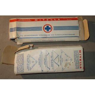 Swedish Forces First Aid Triangle Bandage, various #11, off-white, single package