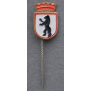 Berlin Touristenabzeichen, verschiedene No.3, Buntmetall, Nadel, ca. 13x20mm
