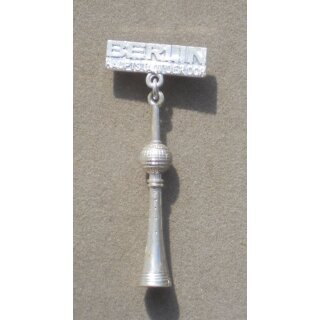 Berlin Touristenabzeichen, verschiedene No.8, Fernsehturm an Brosche, ca. 5cm