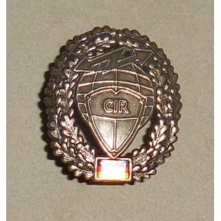 Cyber and Information Domain Service Command Beret Badge Metal, new, with Flag