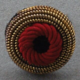 Cap Cockade Officer, handmade with flat Splint Pins