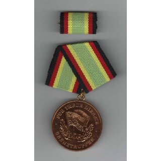 Medaille f&uuml;r treue Dienste in der NVA, bronze 151k, 1984-86