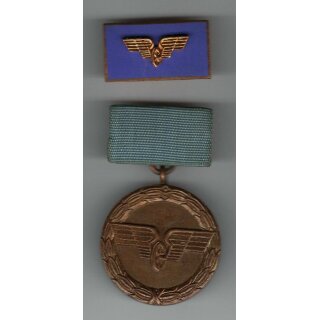 Medaille f&uuml;r Treue Dienste in der Deutschen Reichsbahn, bronze 159a, 1956-60
