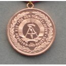 Medaille f&uuml;r treue Pflichterf&uuml;llung in der ZV, bronze 279c, 1988-90