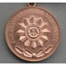Verdienstmedaille der Organde des MdI, bronze 213b, 1980-1985, nur Medaille